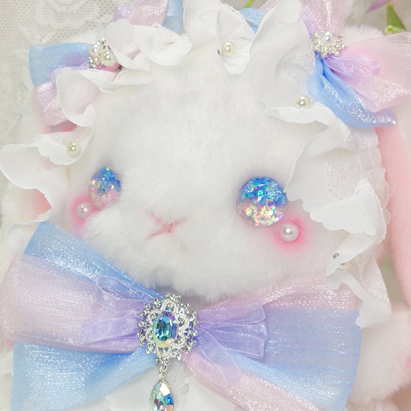 [ORIGINAL HANDMADE PLUSH BAG] Aurora Forest Fairy Rabbit - Kirakira World - grungestyle - kawaii fashion -kawaii store-kawaii aesthetic - kawaiistyle