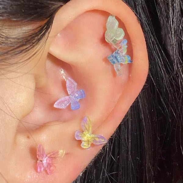 Fairy Butterfly Earrings Set