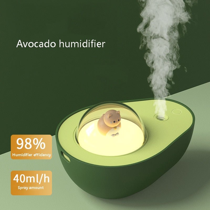Cute Avocado Humidifier - 210ml - Kirakira World - grungestyle - kawaii fashion -kawaii store-kawaii aesthetic - kawaiistyle