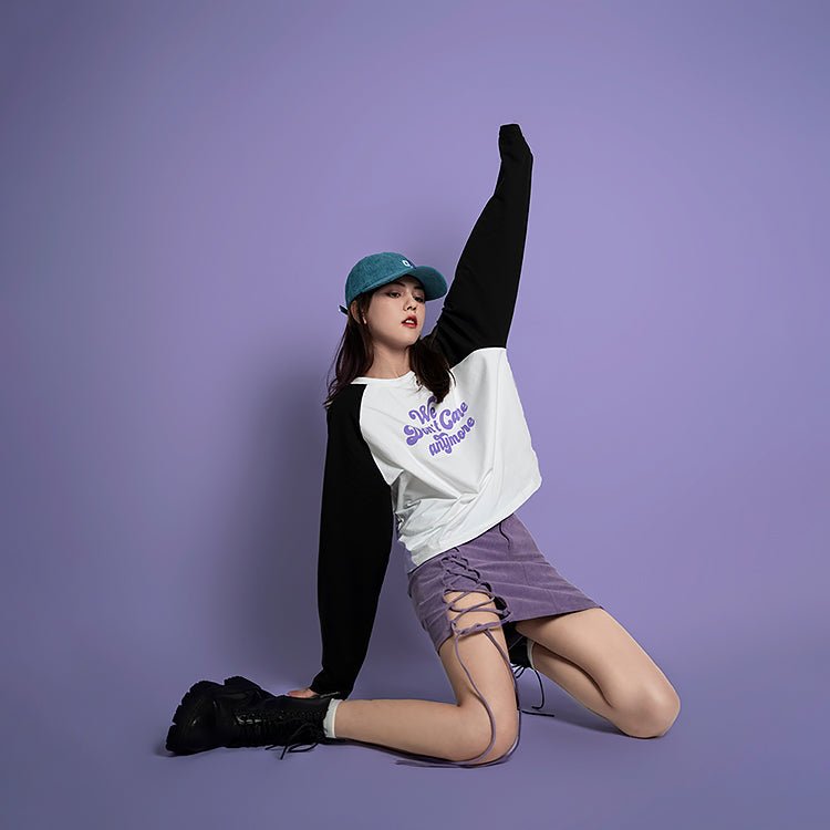 Purple Corduroy Mini Skirt - Kirakira World