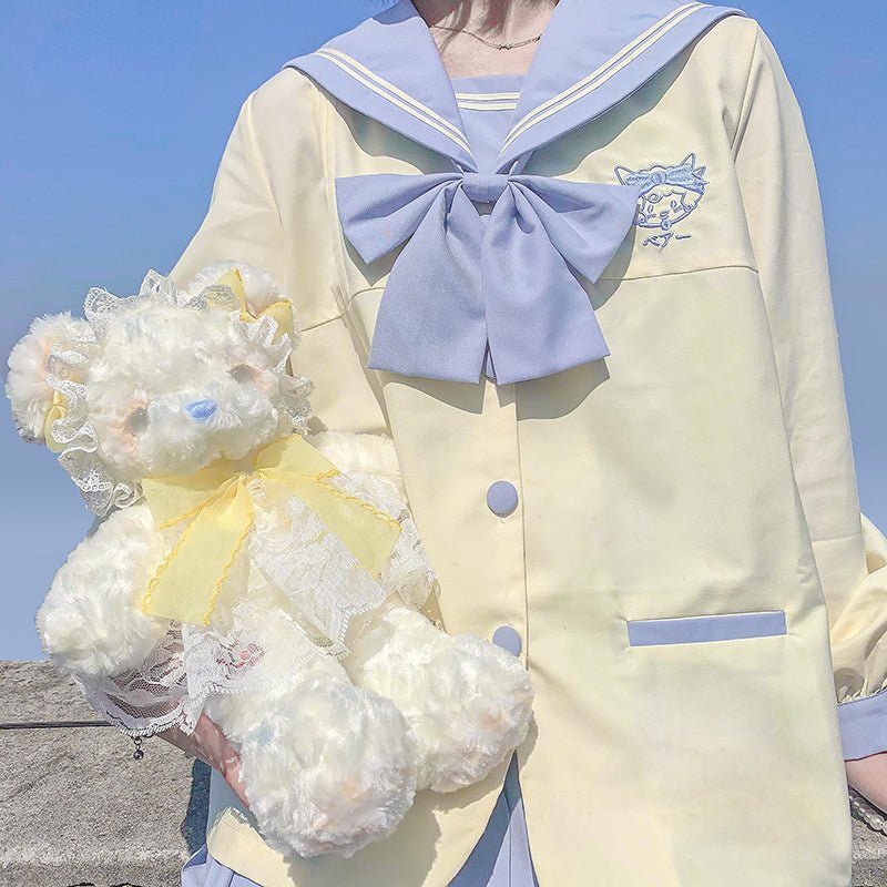 [ORIGINAL HANDMADE PLUSH BAG] Spring Day Magic Teddy Bear - Kirakira World - grungestyle - kawaii fashion -kawaii store-kawaii aesthetic - kawaiistyle