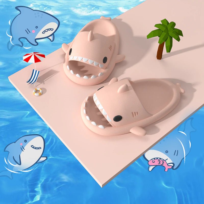 Premium Thick Shark Cloud Slides - Kirakira World - grungestyle - kawaii fashion -kawaii store-kawaii aesthetic - kawaiistyle