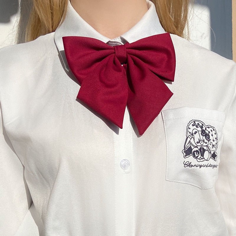 Japanese Uniform Bow Tie / Bowknot - Kirakira World - grungestyle - kawaii fashion -kawaii store-kawaii aesthetic - kawaiistyle