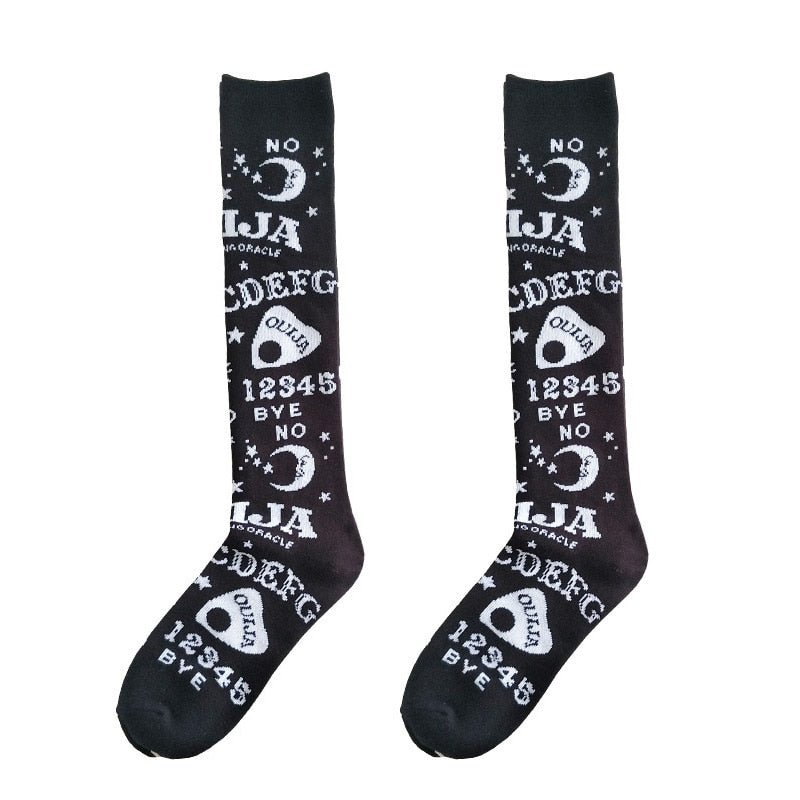 AltGirl Gothic Punk Harajuku Printed Socks - Kirakira World - grungestyle - kawaii fashion -kawaii store-kawaii aesthetic - kawaiistyle
