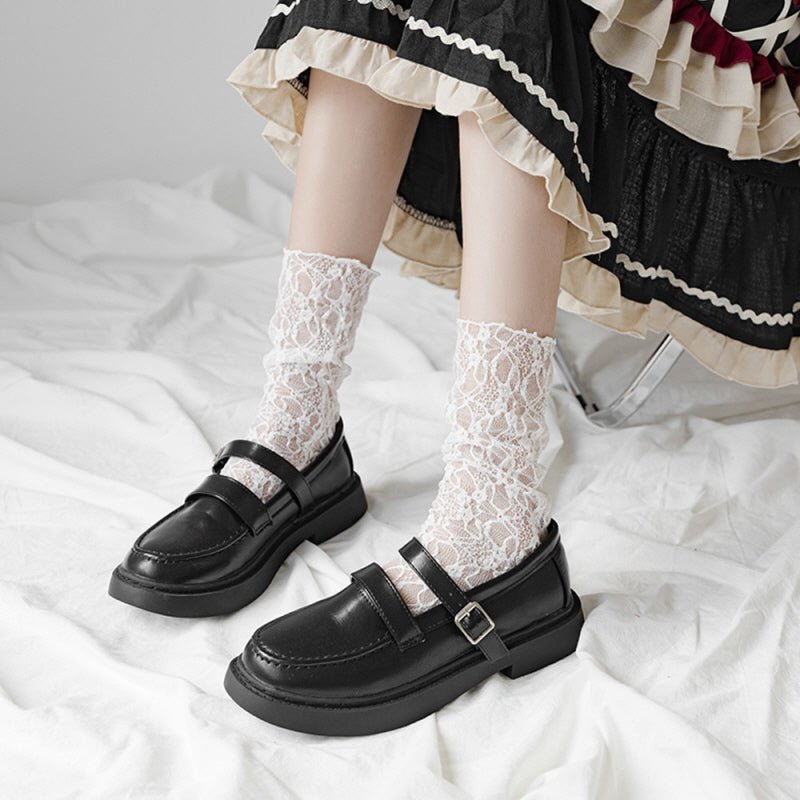 Retro Lolita Lace Socks (3 pairs ) - Kirakira World - grungestyle - kawaii fashion -kawaii store-kawaii aesthetic - kawaiistyle