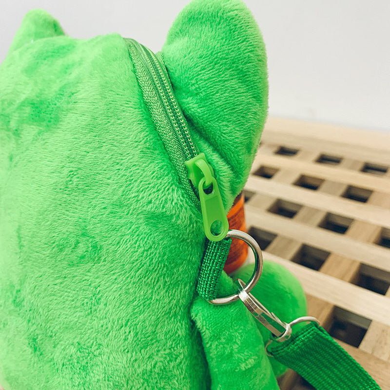 Cute Frog Crossbody Shoulder Purse - Kirakira World - grungestyle - kawaii fashion -kawaii store-kawaii aesthetic - kawaiistyle