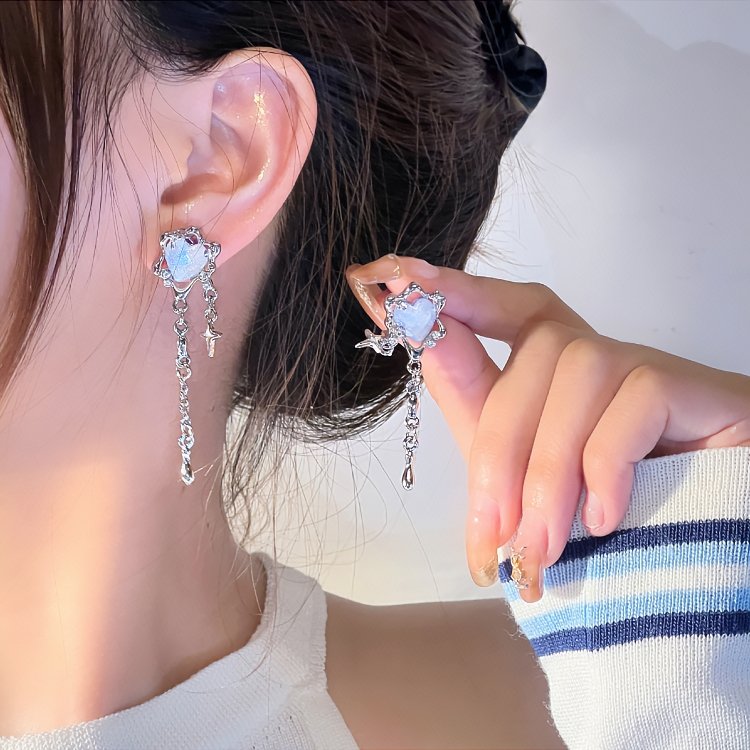 Shiny love earrings - Kirakira World