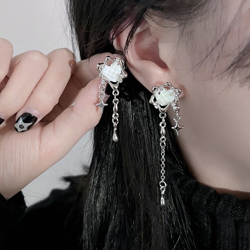 Shiny love earrings - Kirakira World