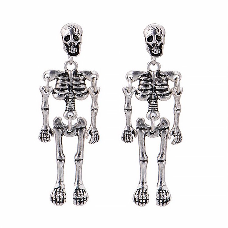 Skeleton Swing Earrings - Kirakira World