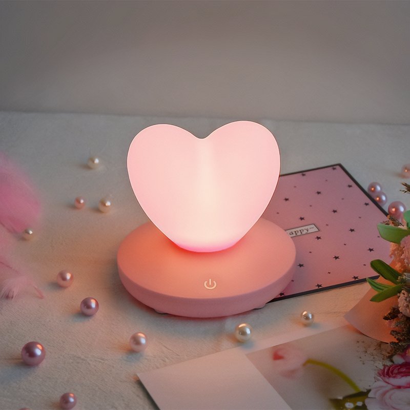 Sweet Heart Touch Control LED Lamp - Kirakira World - grungestyle - kawaii fashion -kawaii store-kawaii aesthetic - kawaiistyle