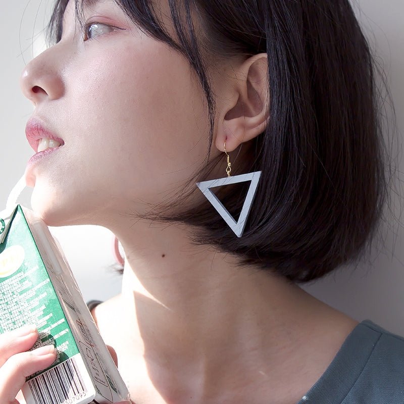 Pastel Geometric Tri-Round Earring - Kirakira World