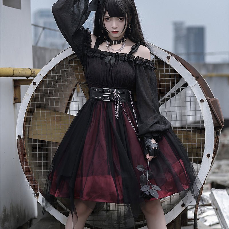 Kirakira World Victorian Vampire Gothic Lolita Dress