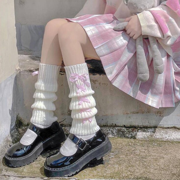 Kawaii Lace Up Leg Warmer Socks – Kirakira World