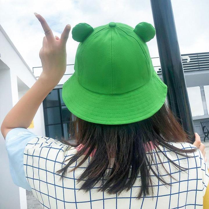 Frog Eyes Bucket Hat - Kirakira World - grungestyle - kawaii fashion -kawaii store-kawaii aesthetic - kawaiistyle