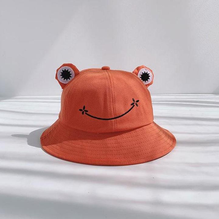 Frog Eyes Bucket Hat - Kirakira World - grungestyle - kawaii fashion -kawaii store-kawaii aesthetic - kawaiistyle